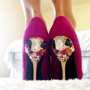 Horse hair Italy made heels